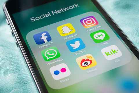 smartphone social media smartphone social media