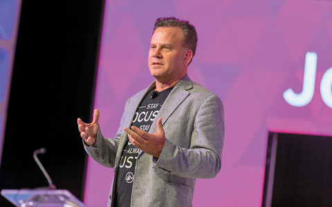 John Harms CEO and Founder John Harms presents the updated software platform at the annual TME conference.