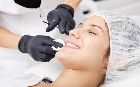 LED therapy treatment facial microneedling LED therapy treatment facial microneedling