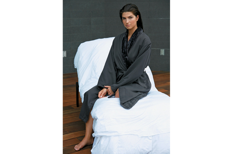 Microfiber Shimmer Lined Robe Microfiber Shimmer Lined Robe
