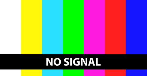 TV with no signal