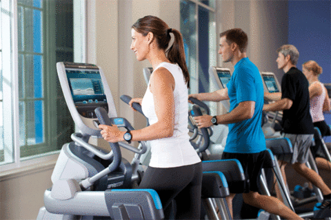 The Grand Forks Air Force Base39s Sports and Fitness Center features Preva Precor39s networked fitness system which is pictured here in another fitness facility Photo courtesy of Precor