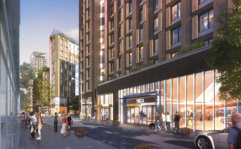 The YMCA of Greater New York will open its second branch in the Bronx NY as part of a development plan designed to revitalize the borough Image courtesy of the YMCA of Greater New York