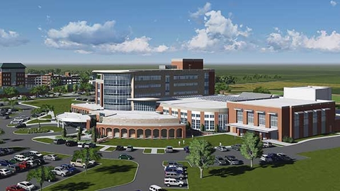 Thibodaux Regional Medical Center39s 73 million wellness center when completed in early 2016 will be open to patients members of the community and hospital staff in an effort to lower the obesity rate in the community Image courtesy of Thibodaux Regional Medical Center