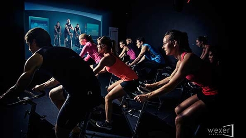 One recent study showed that virtual fitness classes actually feed members into live classes Photo courtesy of Wexer Virtual