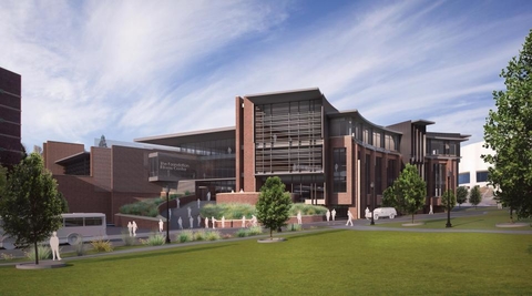 Construction of the EL Wiegand Fitness Center will begin on the University of Nevada Reno campus later this year Rendering from University of Nevada Reno