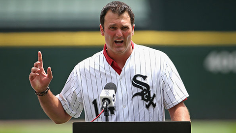 Paul Konerko who attended Chaparral High School in Scottsdale Arizona went on to play 17 years in Major League Baseball and was part of the Chicago White Sox World Series team in 2005 Photo by Jonathan DanielGetty Images