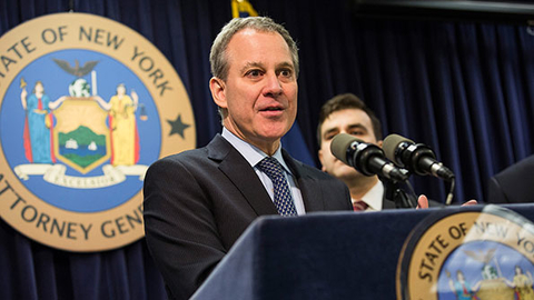 New York Attorney General Eric Schneiderman Photo by Andrew BurtonGetty Images