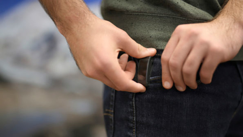 The wearable devices available through UnitedHealthcare Motion have an option for users to wear around their wrist or attached to a garment of clothing Photo courtesy UnitedHealthcare
