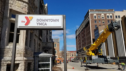 The renovation project at the Green Bay Downtown YMCA location is expected to be completed between April 2017 and October 2017 Photo courtesy Green Bay Downtown YMCA