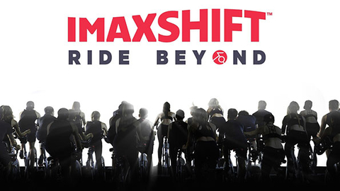 The studio in Brooklyn accommodates 50 riders per each instructorled session and features IMAX theater geometry and sound technology Photo by IMAX Corp