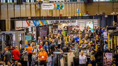 The exhibit hall at the 2015 Club Industry Show in Chicago Photo by Club Industry