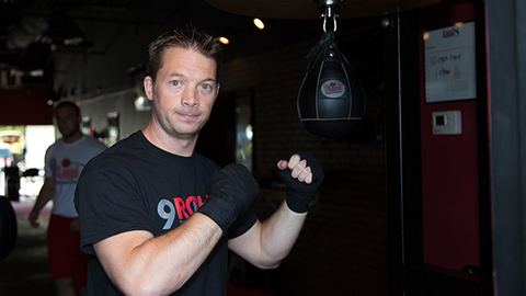 Shannon Hudson cofounder of 9Round plans to grow his franchised kickboxing business to more than 1000 locations by 2018 Photo courtesy 9Round