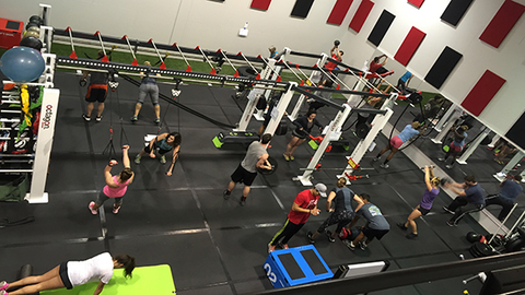 The 1600squarefoot Raider Escape Room features functional training equipment from Escape Fitness and Marathon Fitness Photo courtesy Texas Tech University