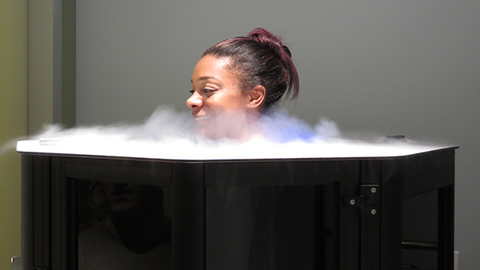 Drive495 in New York City is one health club that offers cryotherapy ndash the practice of applying extreme cold to the body to aid physical recovery ndash to its members and nonmembers as a form of ancillary revenue Photo courtesy Drive 495