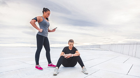 Onethird of people who use activity trackers abandon them within six months but when a fitness professional helps them understand and use the data from their trackers it extends the use of the trackersand may help increase retention for the health club Photo by Thinkstock