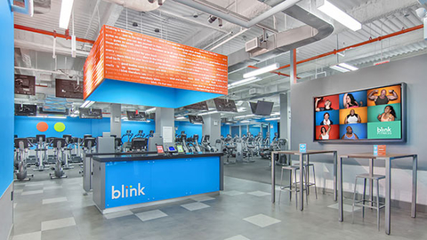 Blink Fitness is aiming to have open 300 health clubs within five years The new opening in Los Angeles will be the brand39s first on the West Coast Photo courtesy Blink Fitness