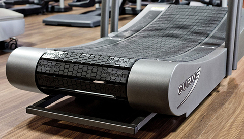 Curved treadmill