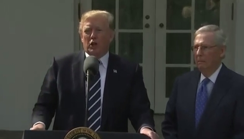 Donald Trump and Mitch McConnell Donald Trump and Mitch McConnell