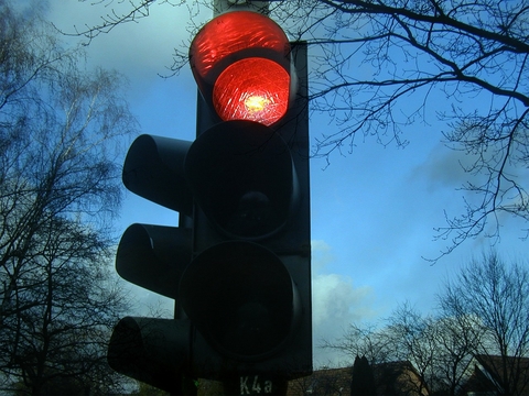 red traffic light red traffic light