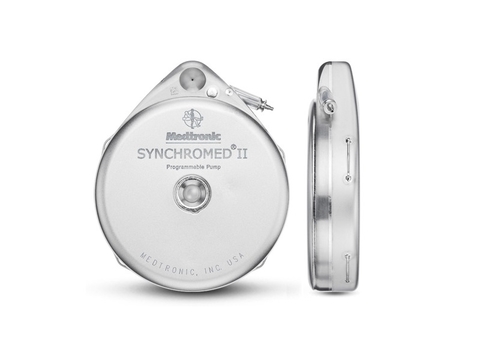 SynchroMed II - 800x600 - Medtronic SynchroMed II infusion pump on white background