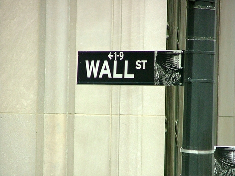 Wall Street sign Wall Street sign