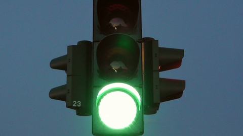 Green traffic light Green traffic light