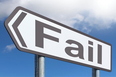Fail sign Fail sign