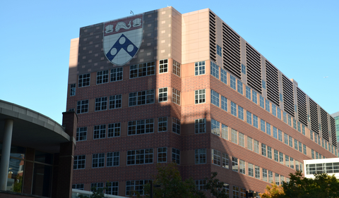 UPenn Perelman School of Medicine This is a photo of the Clinical Research Building of the Perelman School of Medicine at the University of Pennsylvania in Philadelphia, PA