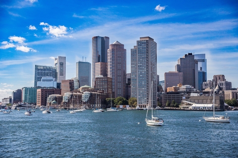 Boston skyline Boston skyline from harbor
