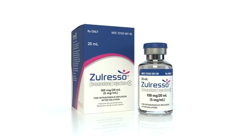 Sage Therapeutics Zulresso product image Sage Therapeutics Zulresso product image