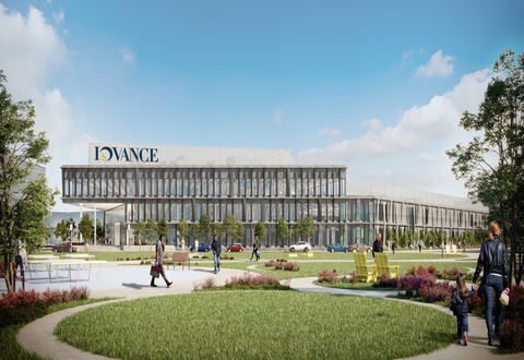 Iovance Biotherapeutics 2019 Rendering of Iovance Biotherapeutics cell therapy facility