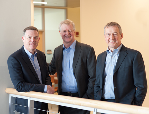 Rallybio co-founders Martin Mackay, Steve Uden and Jeff Fryer Rallybio co-founders