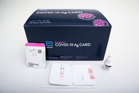 Abbott BinaxNow COVID test Abbott BinaxNow COVID test