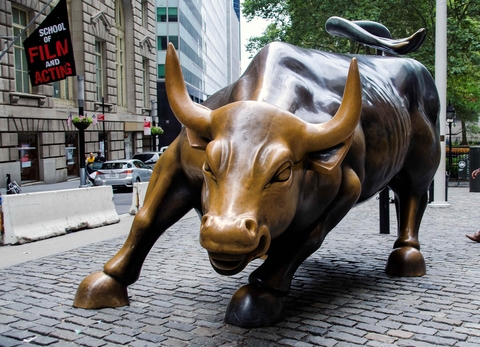 Wall street bull color Wall street bull color