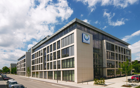 Daiichi Sankyo Office building showing Daiichi Sankyo logo