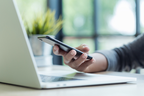 Smartphone in Use via Shutterstock Spa Marketing