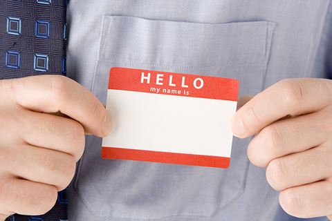 Nametag sticker Nametag sticker