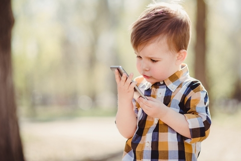 Boy with smartphone Boy with smartphone