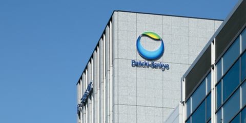 Office building showing Daiichi Sankyo logo 