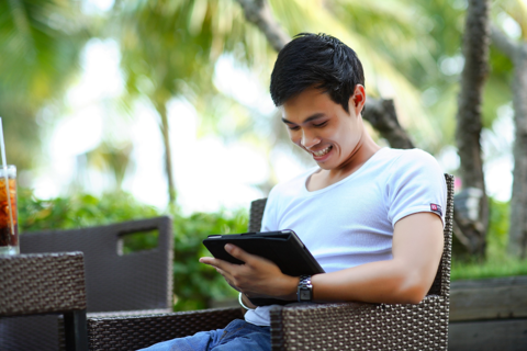 Viewing video on a tablet - cord cutting Viewing video on a tablet - cord cutting