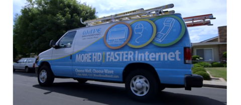 Wave Broadband Install Truck (screencap - Wave) Wave
