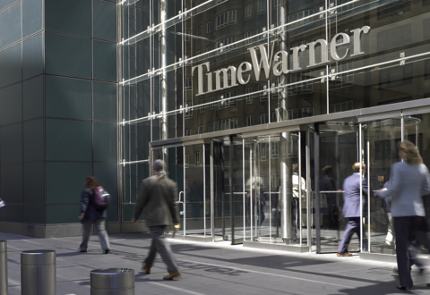 Time Warner Center HQ entrance angle (Time Warner Inc.) Time Warner Center. Image courtesy of Time Warner, Inc.