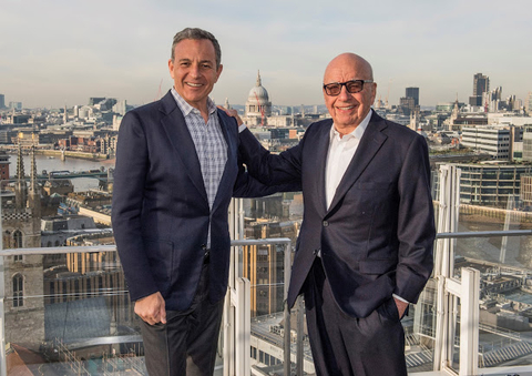 Bob Iger and Rupert Murdoch Bob Iger and Rupert Murdoch