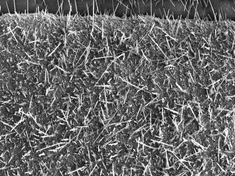 Nanowire Self-power sensors use the changing shape of nanowire to impart strain on a piezoelectric material