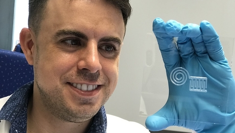 Nanocellulose sensor attaches to skin Nanocellulose sensor attaches to skin