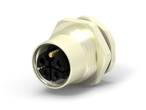 TE Connectivity (TE) has extended its portfolio of M12 connectors TE Connectivity (TE) has extended its portfolio of M12 connectors