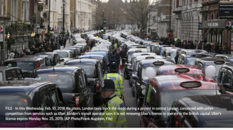Uber denied license to continue operating in London Uber denied license to continue operating in London