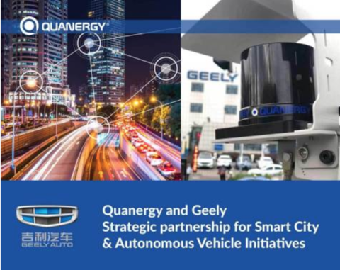 Geely teams with Chinese LiDAR company on smart cities Geely teams with Chinese LiDAR company on smart cities