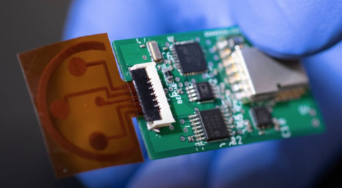 Caltech researchers have produced a wireless sweat sensor Caltech researchers have produced a wireless sweat sensor